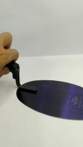 Sendok Tembok Bangunan Schlieper Gagang Karet Ukuran 7 Inci Warna Hitam