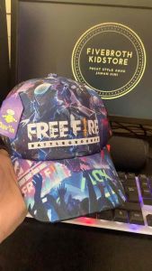 Topi ff Anak Laki laki FREE FIRE Sublim full print / Topi anak Freefire FF