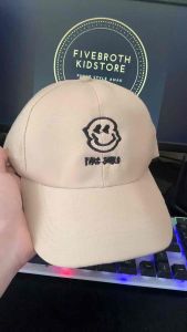 Topi Baseball Distro Pria Wanita Bordir Fake Smile