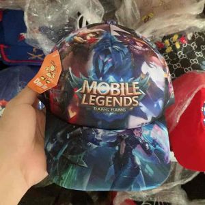 Topi Anak Mobile Legends Sublime Full Print & Karakter Gaming