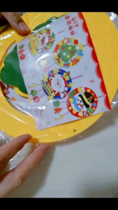 Ready stock/DIY Xmas wreath kids Christmas art and craft/handcraft decoration 圣诞花圈