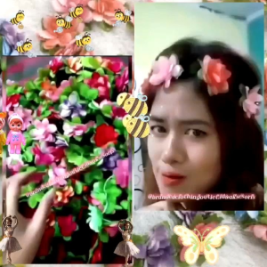 Bando Bunga Mermaid Fashion | Bandana Flower Crown | Bando Mermaid | Bando Karet / Bando Pesta / Bando Natal | FC8840503830