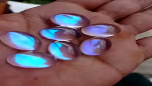 Batu Akik Kalimaya India Pelangi Jarong Biru Istimewa