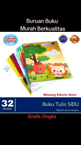 Buku Tulis Sinar Dunia 10 pcs/10 buku  Isi 38 Lembar - Sidu 38