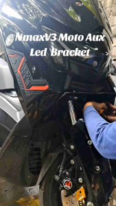 Nmax 155 Version 3 Stainless Mini Diving Light Bracket (painted)