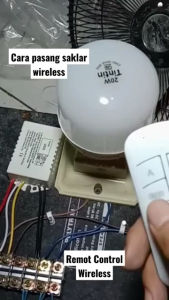 Wireless Remote Control Lampu Rumah 2 Way - YAM802 (FREE BATERAI & PENGGUNAAN JARAK 20METER)
