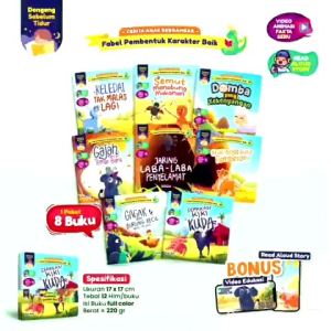Fabel Pembentuk Karakter Baik-Cerita Anak Bergambar: buku sebelum tidur bikin si buah hati makin pintar imajinatif Dan belajar nilai-nilai positif ~ Buku Anak Winonabooks × Intan
