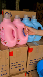 Thùng 4 Can Nước Giặt BLUE 2 Lít Công Nghệ Hàn Quốc - Hương Nước Hoa