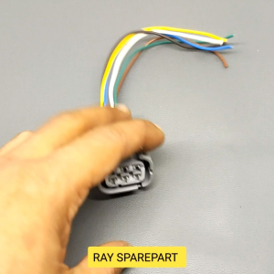 SOKET KABEL HEADLIGHT HEADLAMP LAMPU DEPAN 6 PIN TOYOTA CAMRY COROLLA HILUX REIZ ORIGINAL