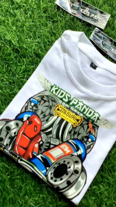 Baju Bus Anak Laki-laki Karakter Bus Telolet Panda Viral Terbaru