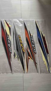 STIKER STRIPING LIS LES BODY HONDA REVO 2007 SILVER