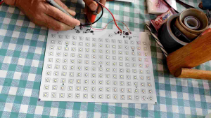 ไฟโซล่าเซล ไฟ LED 3.7 V แผงไฟโซล่าเซล แผงไฟ LED 3.2 - 3.7 V