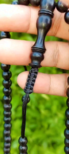 ISTANA tasbih kayu galih kelor hitam tenggelam di air size 8mm isi 99butir perhiasan spiritual