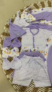 paket lengkap paket brojol baju bayi 18pcs 24pcs dan 25pcs 30pcs 33pcsseri LILAC dan ABU