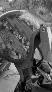 STRIPING STIKER DECAL HELM BOGO STRIPING UNIVERSAL FULL SET MOTIF HOTWHEELS