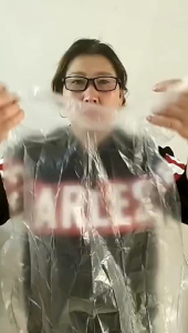 Celemek Masak Sekali Pakai / Apron Transparan Bahan Plastik PE Disposable Serbaguna