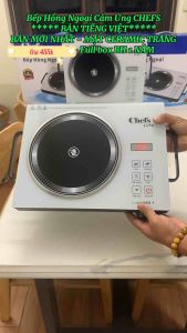 Bếp Hồng Ngoại CHEFS LIFE [ BH 1 NĂM] ==> Nấu được tất cả các loại nồi - Nút xoay Tinh chỉnh nhiệt độ