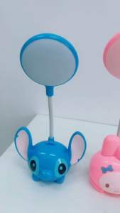 Cute cartoon Wireless Table Lamp Study 3 Modes Rechargeable LED Reading Desk Lamp stich melody kurom