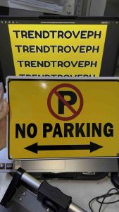 NO PARKING SIGNAGE | A4 SIZE PVC TYPE LAMINATED MAKAPAL