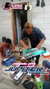 Miniatur bus Tunggal jaya Jupiter mainan terbaru untuk kado ultah anak