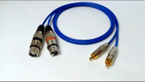 Kabel Audio Jack 2 XLR/Canon Female to 2 RCA Kitani Tembaga Original Berkualitas