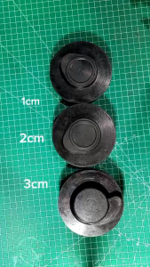 Karet Spacer Belakang Bawah Wuling Almaz Tebal 1cm Set 2pcs