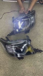 ไฟหน้า ยกตัว U LED โปร เจ็คเตอร์ โคมดำ โตโยต้า วีโก้แชมป์ ลาย ตัว เพื่อผู้ชาย ตัวเลข 2011-2012 ในระดับความยาว 45 วัน สำหรับโปรโตคอล ใหม่ ๆ ของโปรเจ็คเตอร์