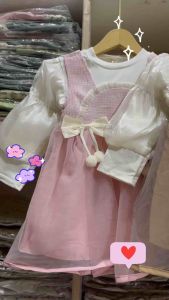BAJU DRESS IMPORT PREMIUM MEWAH ANAK PEREMPUAN USIA 3Bulan - 4Tahun