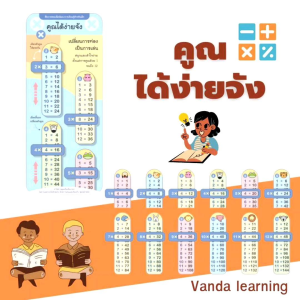 คูณได้ง่ายจัง สื่อการสอนการคูณ multiple f1 คูณ 2WinBookToys