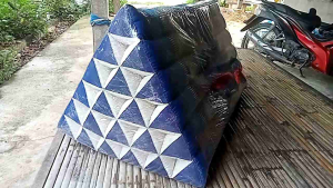 หมอนสามเหลี่ยม 21 ช่อง รุ่นใหญ่พิเศษ