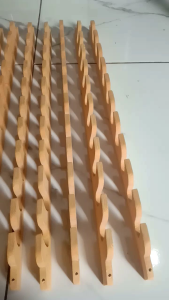 rak tegeg rak joran rak pancing isi 10 slot nempel dinding tembok