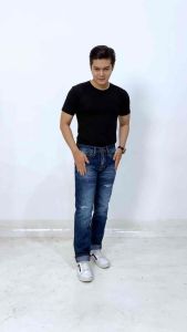 Celana Jeans Panjang Pria Standar/Reguler Fit CARDELLE Casual - bio stone 28-31