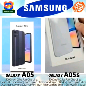 HP SAMSUNG A05 | A05s 6/128GB - 4/128GB - 4/64GB Ram Upto 12GB 100% BARU ORIGINAL GARANSI RESMI