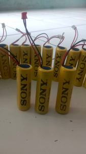 Baterai 18650 3.7V Li-ion 6800mAh - Speaker Bluetooth - Soket Putih XH 2pin Sony