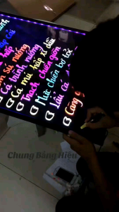 Bảng LED huỳnh quang viết tay ngoài trời