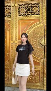 Áo thun dáng babytee có size 35kg-70kg chất BORIP COTTON xịn DOGA điểm nhấn in trái tim đủ size nhiều màu M178