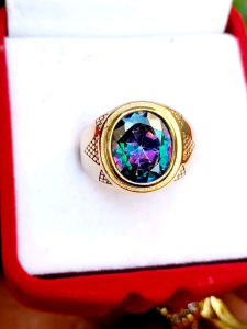 CINCIN BATU MESTIK QUARTZ MULTI COLOR
