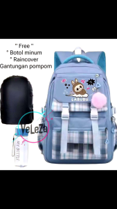 Tas Ransel Labubu Tas Sekolah Ransel Anak SD SMP Tas Ransel