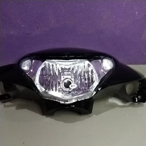 Batok kepala depan Plus Reflektor Lampu depan yamaha Mio Smile hitam