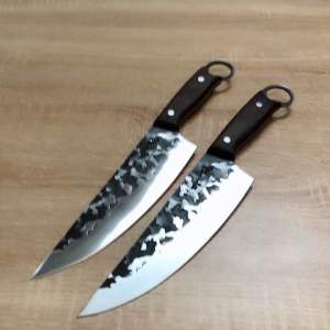 Dao thái thịt Nhật Akatenki dài 35cm có móc treo rất sắc bén và tiện lợi