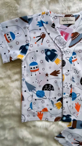 Piyama Anak Laki-laki 1-10 Tahun Bahan Adem Variasi Kerah