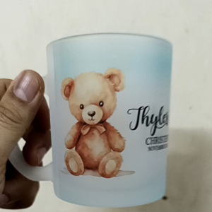 Personalize Frosted and Clear Sublimation Mug