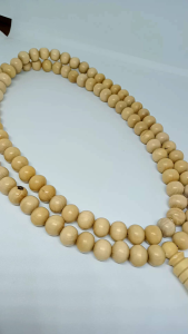 Kalung Tasbih Kayu KEMUNING GADING A447