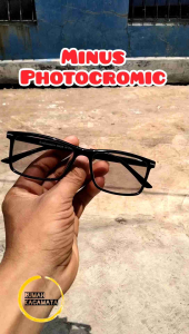 Kacamata Minus Photocromic -0.25 SD -10.00 Kacamata Photocromic Pria dan Wanita
