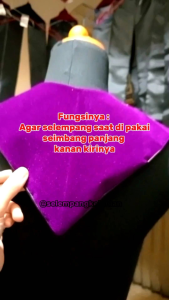 Selempang Wisuda Kalung Model V Beludru Premium Desain Custom