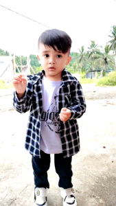 Kemeja Flanel Anak Laki-Laki Lengan Panjang Baju Hem Kotak Parnel Cowok Cewek 2 - 12 Tahun Tren 2024