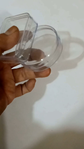 Wadah Pot Tempat Mika Bulu Mata Serba Guna Bulat / Persegi Tebal