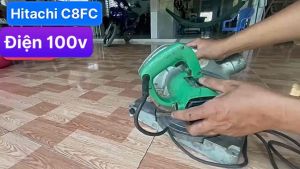 Cắt góc Hitachi hàng bãi xài điện 100 volt 216mm