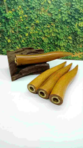 once pipa cangklong kayu kelor emas bulat model S B128