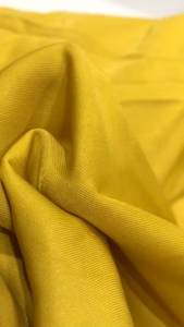 vải lụa tơ hàn màu vàng mềm rũ _( khổ 1m55) may đầm váy áo dài vv